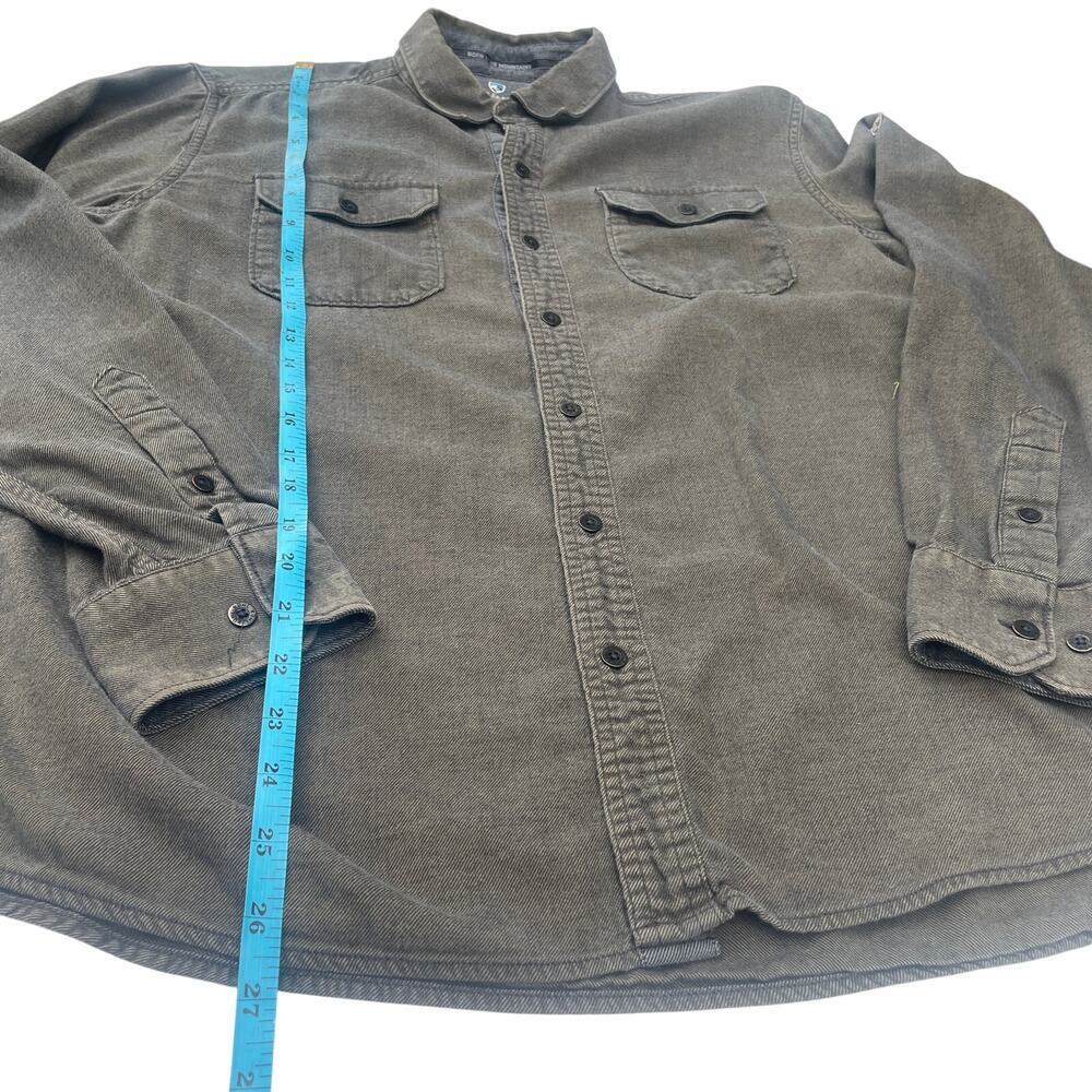 KÜHL Brava Shirt Women’s Medium Gray Cotton Tencel Long Sleeve Button Up - Picture 12 of 16
